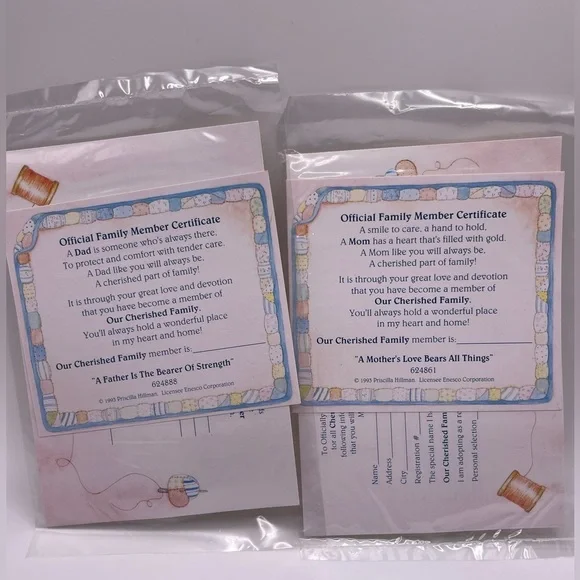 Cherished Teddies 7 Piece Collectors Set, Our Cherished Family 651125 - Picture 12 of 15